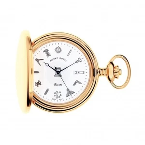 Full Hunter G409 PQ Masonic Pocket Watch - Picture 1 of 3