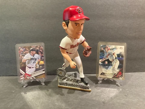 Paul Goldschmidt AZ Diamondbacks SET:2015 8" Bobblehead, 2 Topps Cards 2016 & 17 Cover