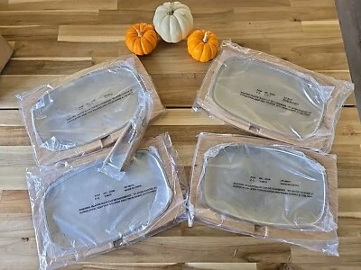 Beautiful Red Oak Serving Tray Set With Matching Tongs - Image 1 of 4