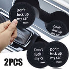 2x Vehicle Car Interior Accessories Silicone Anti-Slip Pad Water Cup Coaster Mat