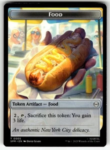 Magic The Gathering Marvel's Spider-Man Food   Robot Token 5/6 - Picture 1 of 4