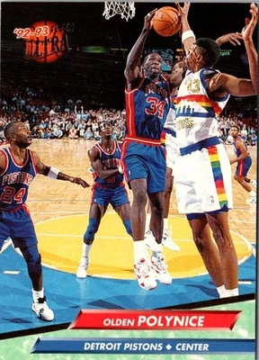 1993 Ultra Olden Polynice #59 Detroit Pistons Basketball Card - Image 1 of 2