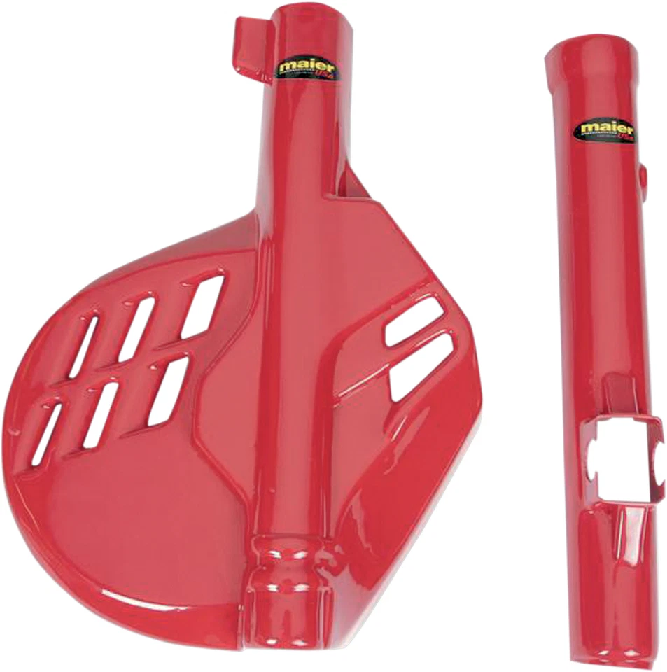 MAIER - 596202 - Fork/Disc Guard Kit - Red Honda XR650L XR350R XR500R CR125R CR2 - Image 1 of 1