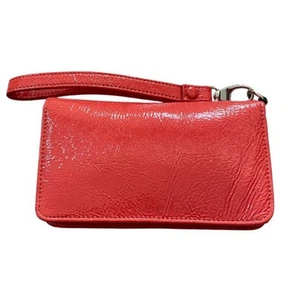 Hobo International Ally Patent Leather Phone Wristlet(Poppy) - Picture 1 of 10