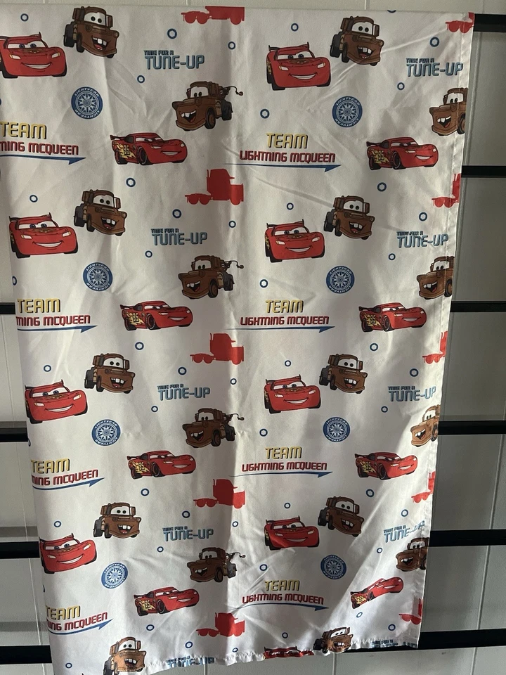 *WOW* Disney Pixar CARS Team McQueen Microfibra Cuna Niño Cama Sábana Plana, C12 Foto 1 de 4