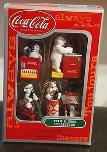 Coca Cola Trim A Tree Collection Mini Ornament Packs tolles Weihnachten Sammlerstück - Bild 1 von 2