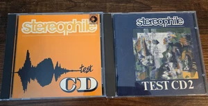 Lot of 2 Stereophile Test 1 + Test 2 CD's 1990/92 Stereophile Magazine Audiofile - Picture 1 of 8