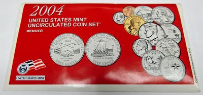 2004 Denver United States Mint Uncirculated Coin Set - Image 1 of 2