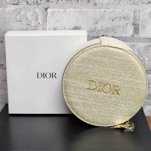 Dior Beauty Gold Kosmetiktasche Beutel Neuheit Urlaub 2024 mit Box limitiert Japan - Bild 1 von 12