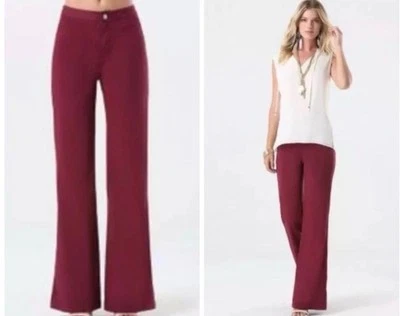NWT Bebe Clean Sateen Flare Pants. Size 27 $119 Retail - Image 1 of 3