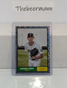2024 Topps Archives George Kirby Endcap Foil SP #70 Seattle Mariners - Bild 1 von 2