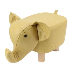Animal Footstools Lovely Cartoon Innovative Elephant Upholstered Stool For GFL - Picture 1 of 22