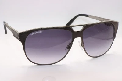 DSQUARED2 GIL DQ 205 09W GRAY GRADIENT AUTHENTIC SUNGLASSES 60-13 - Image 1 of 4