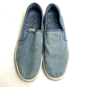 Zapatilla deportiva clásica de moda de mezclilla azul claro sin cordones Puma para hombre EE. UU. 10 UK 9 EUR 43 - Imagen 1 de 9