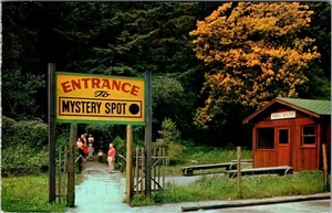 Poststempel 1997, San Jose, Cali. The Mystery Spot, Santa Cruz, Eingang, 2216 - Bild 1 von 2