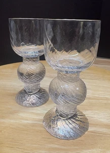 Pair Iittala Ritari Glasses Finland Cordial Glasses Timo Sarpaneva 4.5" Tall - Picture 1 of 13