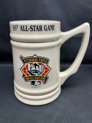 Piratas de Pittsburgh ~ 65º Juego de Estrellas MLB ~ Beer Stein ~ 5 3/4" de Alto Foto 1 de 4