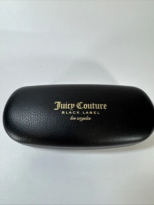Estuche para gafas Juicy Couture negro solo estuche rígido lateral Foto 1 de 4