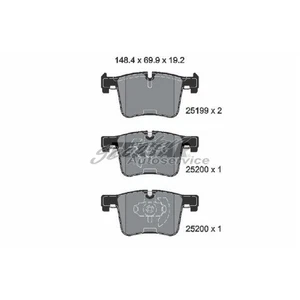 Textar Bremsbelag-Satz Bremsklötze vorne 2519901 25199 2519919205 25200 - Bild 1 von 1
