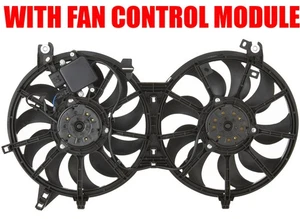 Radiator Condenser Fan Assembly For 09-19 Nissan 370Z 3.7L Lifetime Warranty - Picture 1 of 7