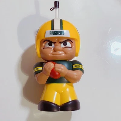 NFL Green Bay Packers TeenyMates BIG SIP 16 oz Personaje Taza 3D Botella de Agua con Foto 1 de 4