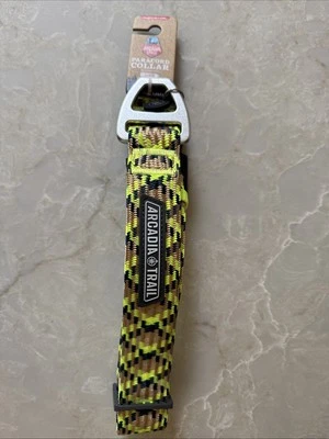 NUEVO Arcadia Trail Collar para Perro Amarillo Tostado Azul Marino Paracord Collar Anillo XL ENVÍO GRATUITO Foto 1 de 4