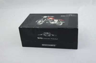 Minichamps Norton Commando 750 Fastback 1969 Motorcycle 1:12 Red Boxed Repaired - Image 1 of 4