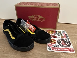 VANS off The Wall Old Skool Pro BMX Larry Edgar Schwarz Gelb Gr.: 11 / 44,5 NEU - Bild 1 von 6