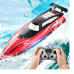 RC Remote Control High Speed Racing Ship Boat 2.4GHz 20+ MPH 30km/h Outdoor Toys - Picture 1 of 11