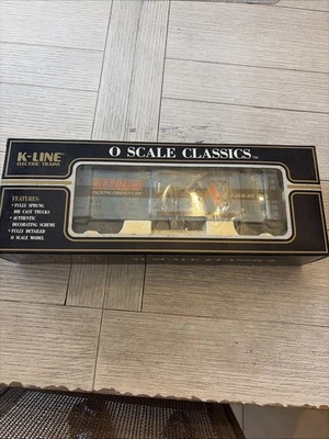 K-line K761-8012 O Classic Reefer Needham Packing CO Blue NEW in BOX - Image 1 of 4