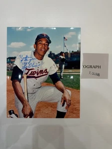 Tony Olivia Minnesota Twins Rookie Of The Year 64’ Autograph Photo **A2416 - Picture 1 of 2