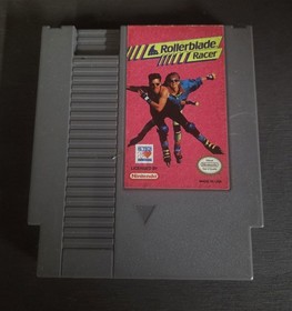 ROLLERBLADE RACER NES Nintendo Game Cartridge - Authentic Clean TESTED WORKING!