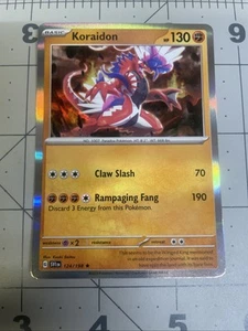 Pokémon Scarlet And Violet Base Koraidon Holo Rare 124/198 - Picture 1 of 1