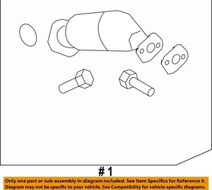 Genuine OEM GM Catalytic Converter 19418920 - Picture 1 of 2