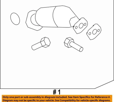 Genuine OEM GM Catalytic Converter 19418920 - Image 1 of 2