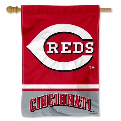 MLB Cincinnati Reds House Flag and Banner - Image 1 of 4