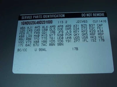 Used Fuel Tank fits: 2006 Chevrolet Uplander Regular WB 113`` Grade A - Image 1 of 4