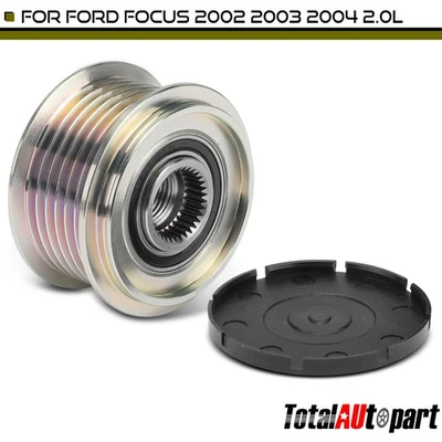 Polea embrague alternador para Ford Focus 2002 2003 2004 2,0 L en sentido horario 6 ranuras Foto 1 de 4