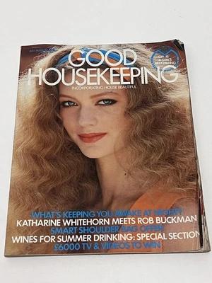 Good Housekeeping Magazine August 1982 Vintage Women’s Lifestyle Fashion Ads - Image 1 of 4