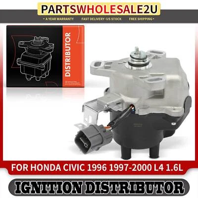 1x Distribuidor de Ignição com Tampa e Rotor para Honda Civic 1996 1997-2000 L4 1.6L - Imagem 1 de 4