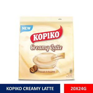 NUEVO 3 en 1 KOPIKO Cremoso Latte Suave y Cremoso Café Instantáneo 480g (20x24g) - Imagen 1 de 10