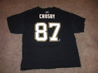 Pittsburgh Penguins Sidney Crosby Hockey Jersey Style T-Shirt Men's Xl Reebok