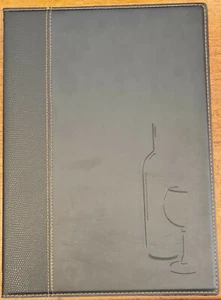 Securit Trendy Range Menühalter A4 mit 2 Einsätzen in Kunstleder schwarz - Bild 1 von 7
