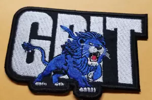 Detroit Lions Grit Football bestickter Aufnäher ca. 2,5 x 3,75 Zoll - Bild 1 von 2