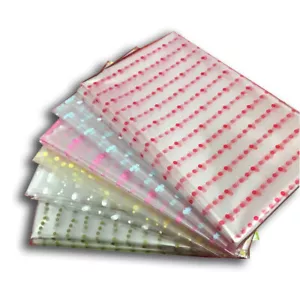 Dot Cellophane Wrap 80cm Wide Flowers Birthday Wedding Easter Gift Wrapping - Picture 1 of 10