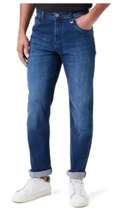 LTB Jeans Ricarlo *size 32 waist x 30 leg* mid rise, straight, blue MEASURED NEW - Picture 1 of 12