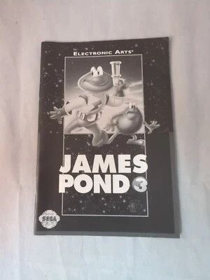 James Pond 3 (SEGA Genesis) Authentic Instruction MANUAL ONLY - Image 1 of 3