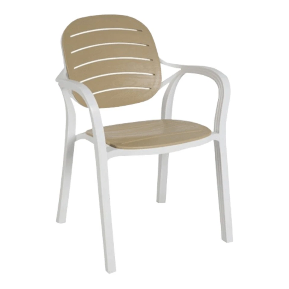 Sedia Poltrona NADIA Con Braccioli In Polipropilene Design Impilabile - Immagine 1 di 1