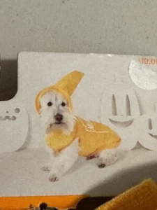 Mustard Dog Hoodie Halloween Costume Outfit Hyde and Eek Target Brand Size Large - Picture 1 of 4