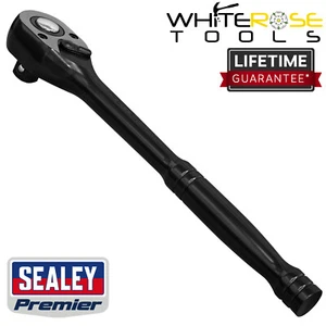 Sealey Ratsche Schraubenschlüssel 1/2"sq Antrieb Premier Schwarz Chrom Vanadium Garage - Bild 1 von 1